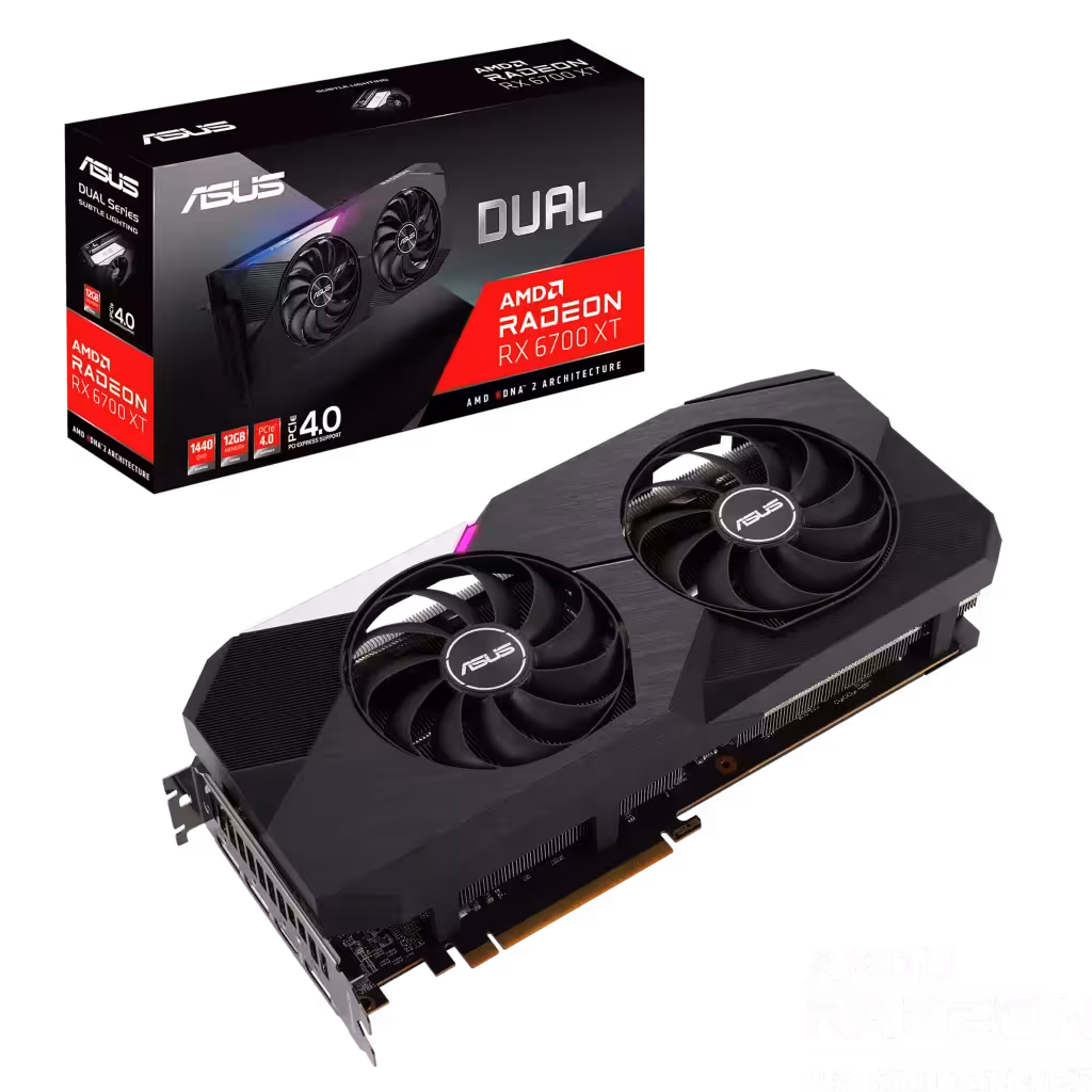 کارت گرافیک مدل RX-6700XT DUAL OC 12GB ASUS ایسوس