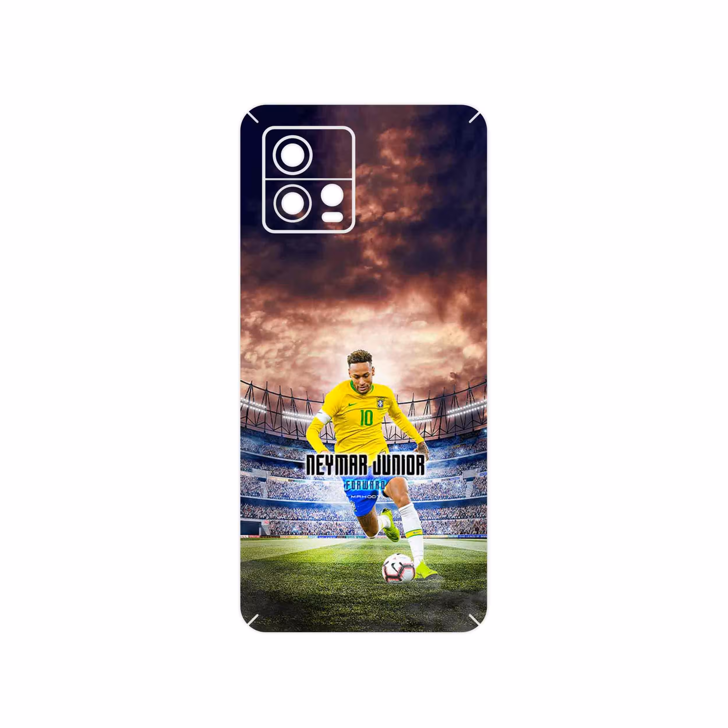 برچسب پوششی ماهوت مدل Neymar مناسب برای گوشی موبایل موتورولا Moto G72