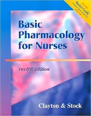 [PDF] دانلود کتاب Basic Pharmacology For Nurses, 12th ed, 2000