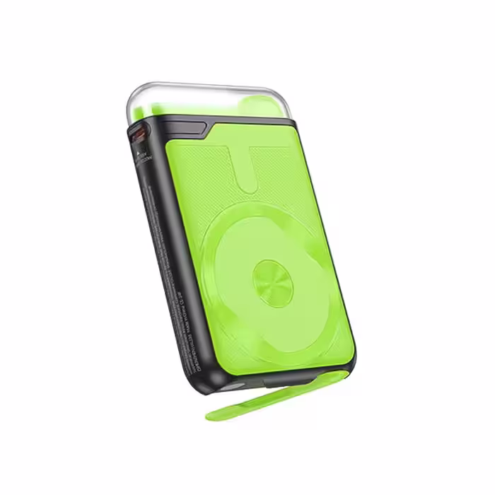 شارژر همراه مگنت وایرلس 20W QC3.0 بروفون مدل BJ69 ظرفیت 10000mAh