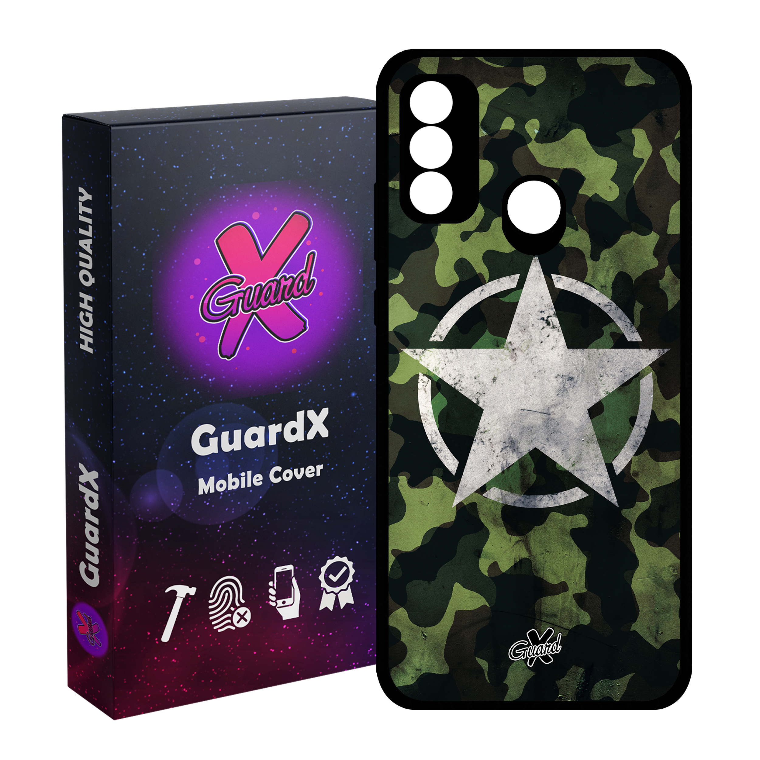 کاور گارد ایکس طرح Star مدل Glass10194 مناسب برای گوشی موبایل هوآوی P Smart 2020