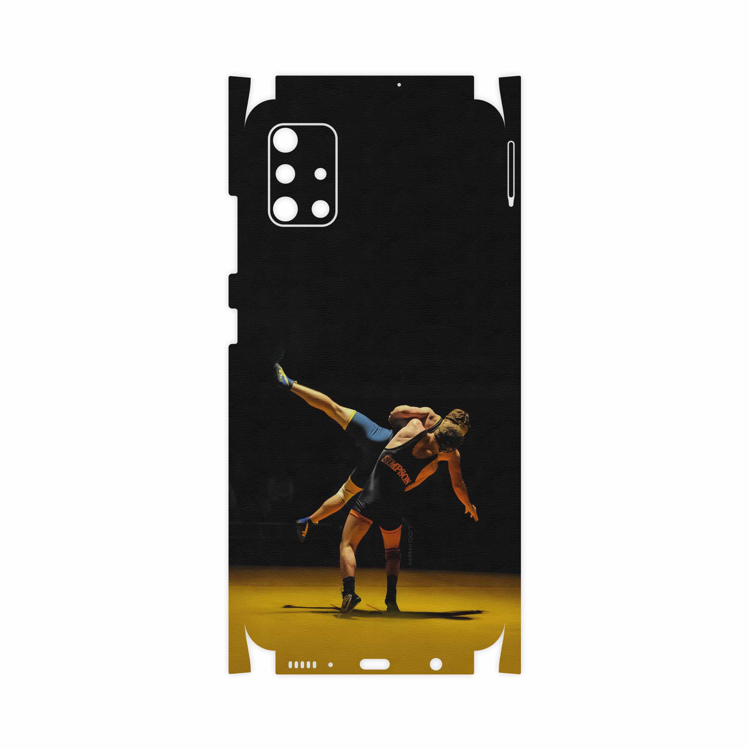 برچسب پوششی ماهوت مدل Wrestling-FullSkin مناسب برای گوشی موبایل سامسونگ Galaxy A51