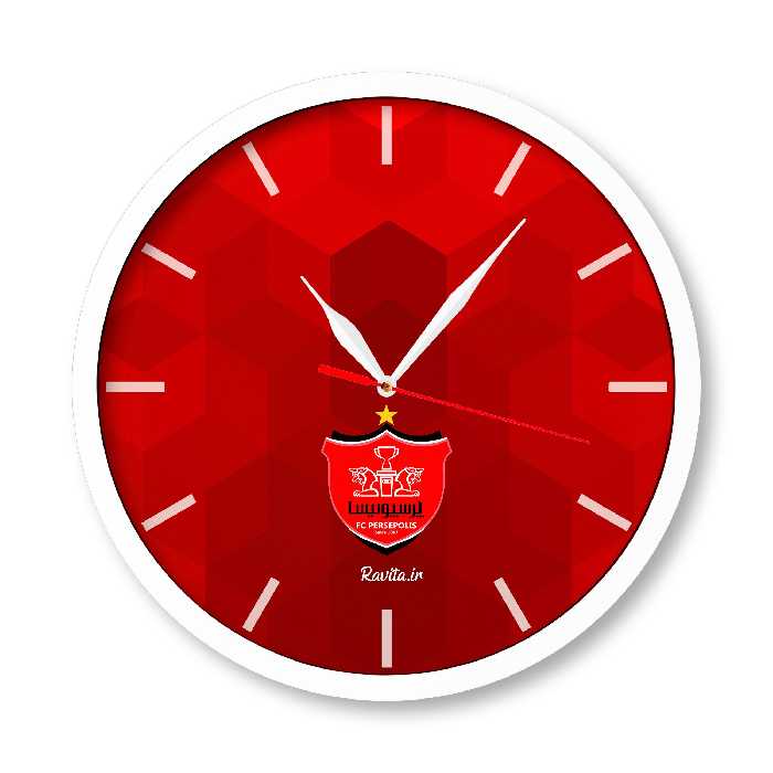 ساعت‌های دیواری راویتا طرح پرسپولیس 2120