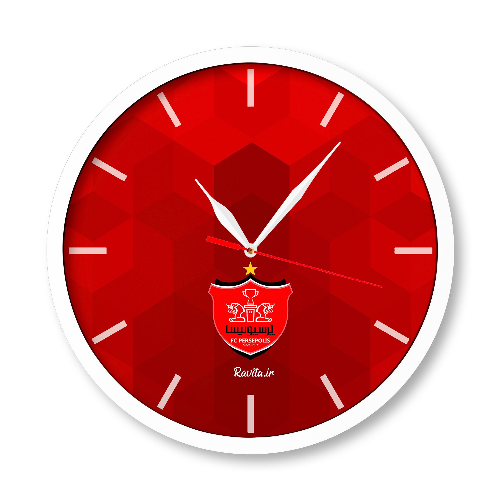 ساعت‌های دیواری راویتا طرح پرسپولیس 2120