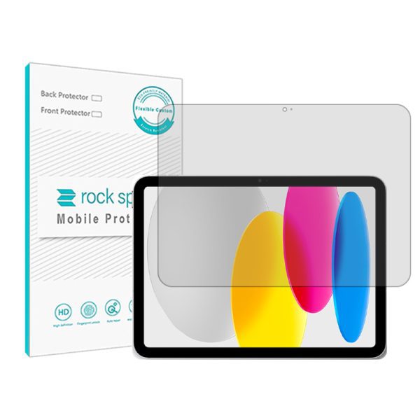 گلس تبلت اپل iPad 109 2022 مدل نانو هیدروژل شفاف برند راک اسپیس کد 23924L