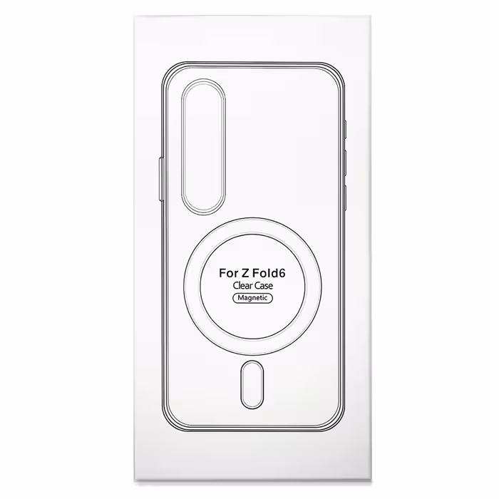 کاور گوشی سامسونگ Galaxy Z Fold 6 مدل Clear Case Magnetic