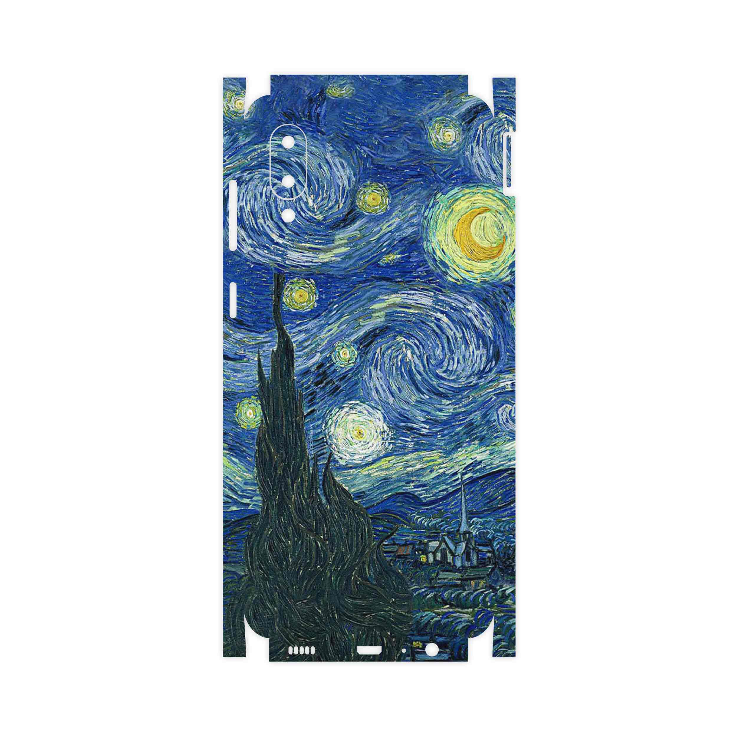 برچسب پوششی ماهوت مدل The Starry Night of van Gogh-FullSkin مناسب برای گوشی موبایل سامسونگ Galaxy M02