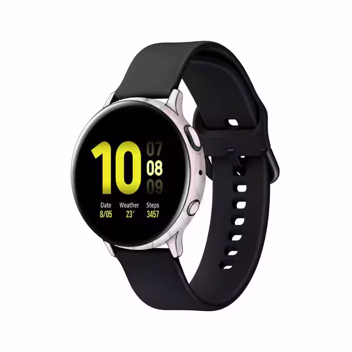 برچسب ماهوت طرح Blanco-Pink-Marble مناسب برای ساعت هوشمند سامسونگ Galaxy Watch Active 2 44mm