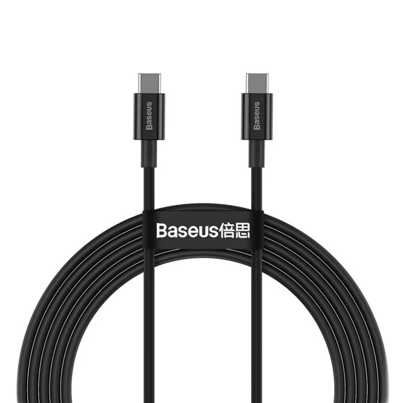 کابل تبدیل USB-C به USB-C باسئوس 100W مدل CATYS-C01 طول 2متر | کالا مکس