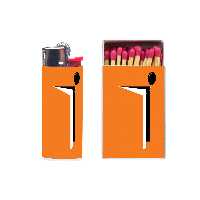 فندک مدل فانتزی کئد 935 به همراه کبریت