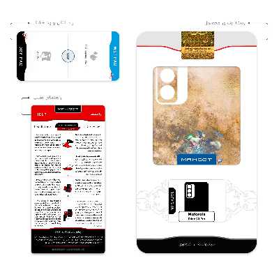 برچسب پوششی ماهوت مدل Collage of surreal Portrait of Men مناسب برای گوشی موبایل موتورولا Edge 20 Pro