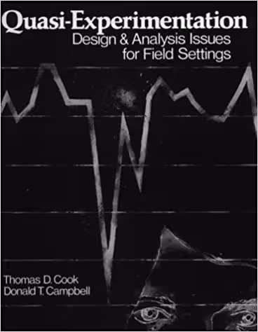 خرید و دانلود نسخه کامل کتاب Quasi-Experimentation: Design &amp; Analysis Issues for Field Settings - Pdf