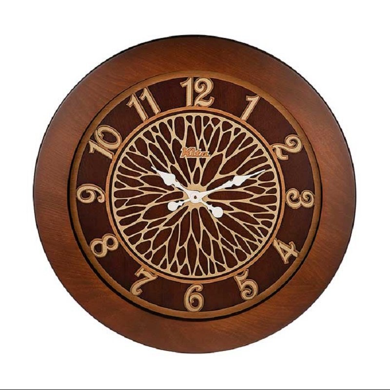 ساعت دیواری معرق چوبی رویال کدCKS 643-C40
