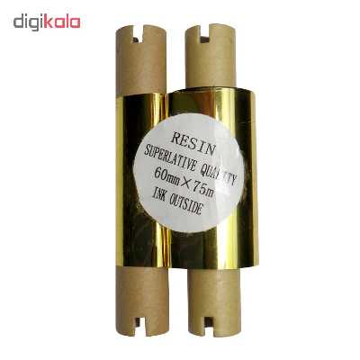 ریبون پرینتر لیبل زن مدل Resin 60mm x 75mm