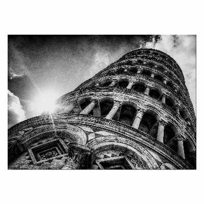 تابلو شاسی ونسونی طرح Pizza Tower سایز 50 × 70