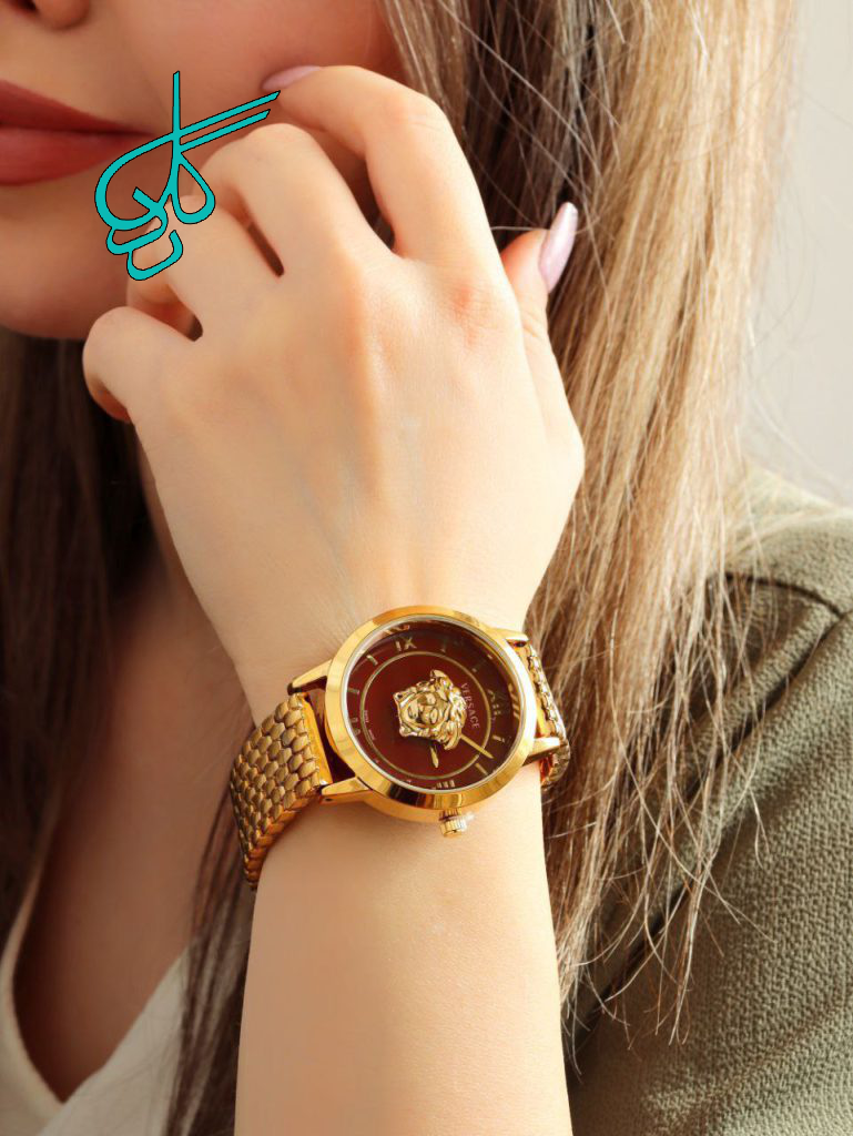 خرید ساعت دخترانه و زنانه ورساچ رنگ ثابت کیفیت عالی دارای رنگ بندی متنوع کد 1917477 - ردگل