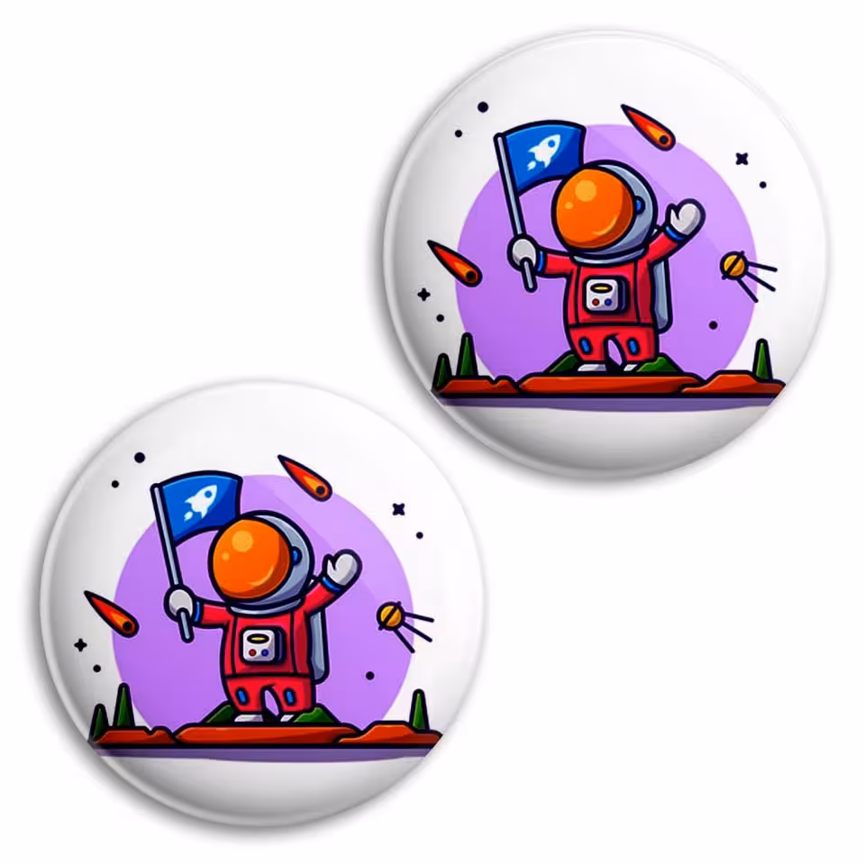  پیکسل پرمانه طرح فضانورد کد pm2n.10446 مجموعه 2 عددی