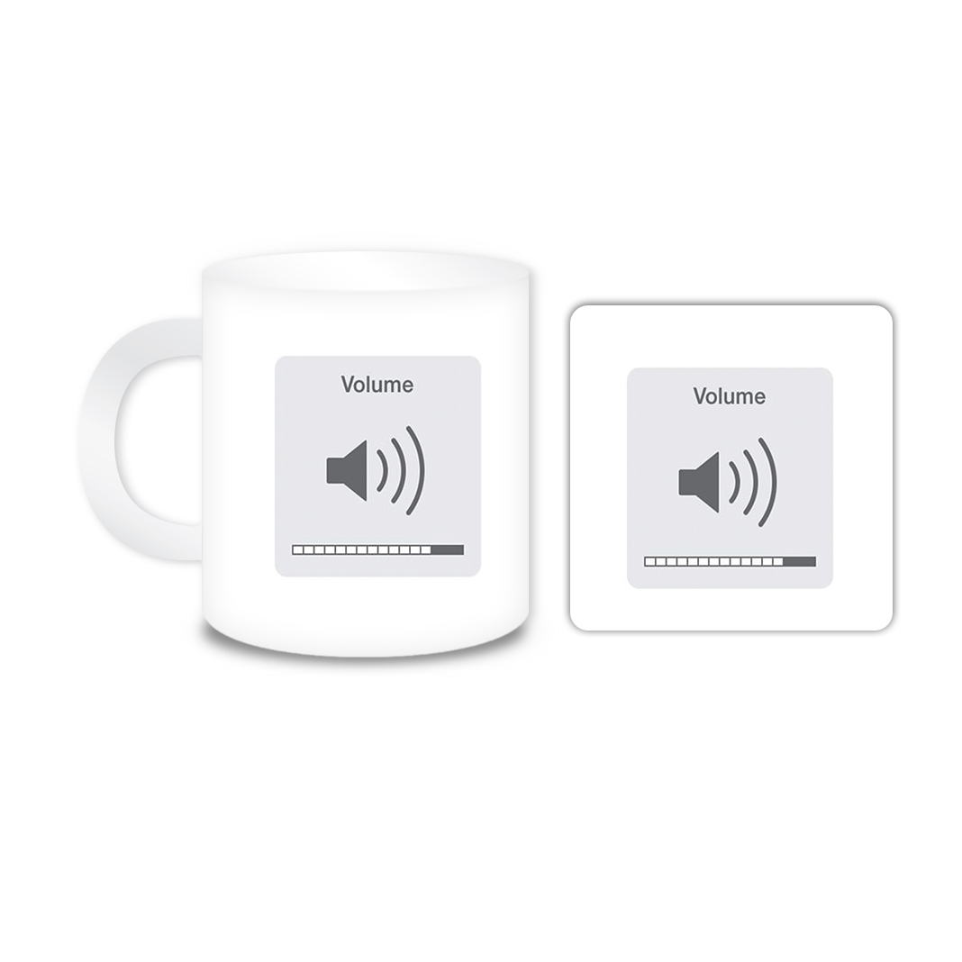 ماگ مدل Volume کد 1695 به همراه زیر لیوانی