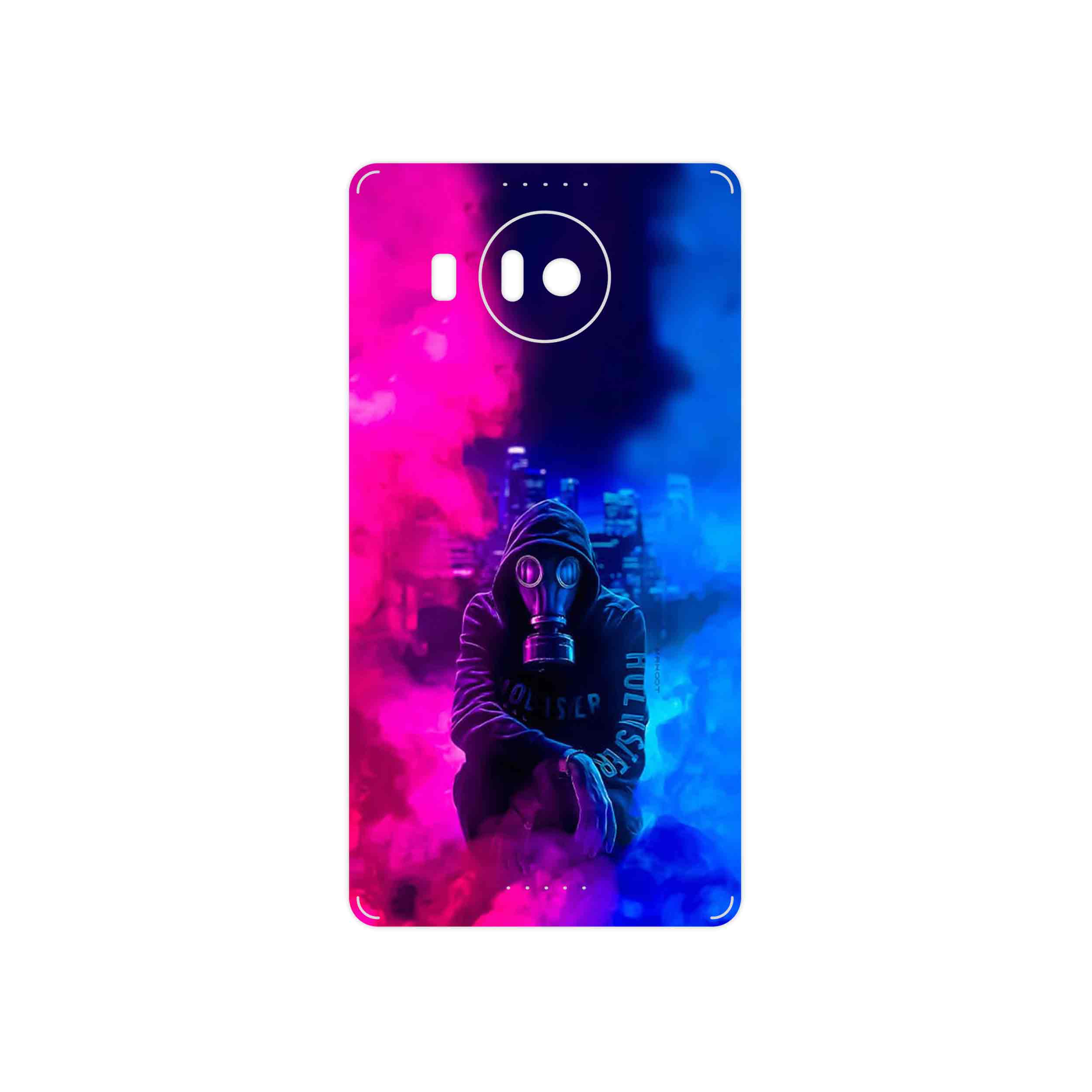 برچسب پوششی ماهوت مدل Smoke Rainbow Digital Art 2 مناسب برای گوشی موبایل مایکروسافت Lumia 950 XL