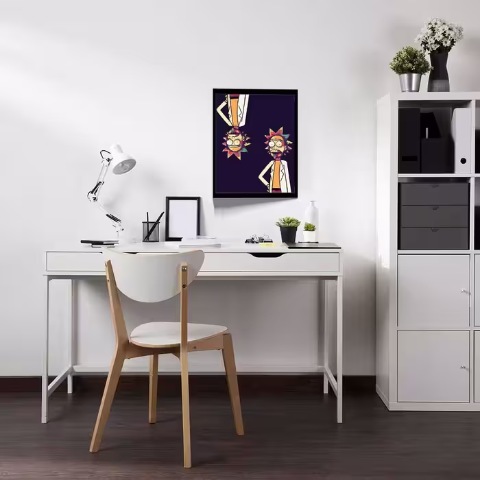 تابلو مدل Rick &amp; Morty کد F-1052