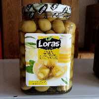 
زیتون سبز با مغز لیمو لوراس وزن 1450 گرم

