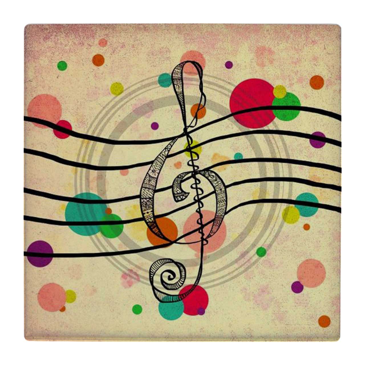 زیر لیوانی  طرح نوت موسیقی کد    4818913_3670