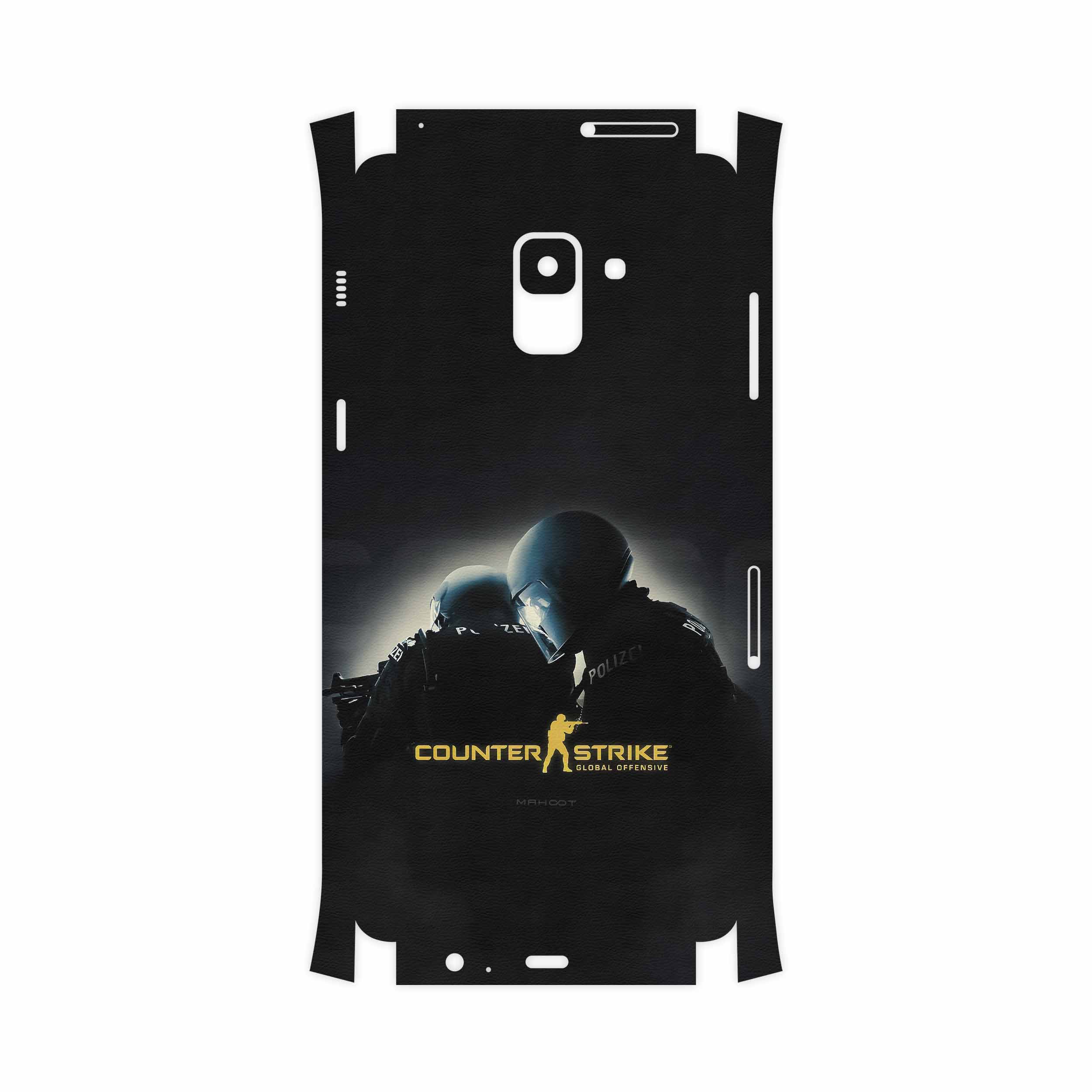 برچسب پوششی ماهوت مدل Counter-Strike-FullSkin مناسب برای گوشی موبایل سامسونگ Galaxy A8 Plus 2018