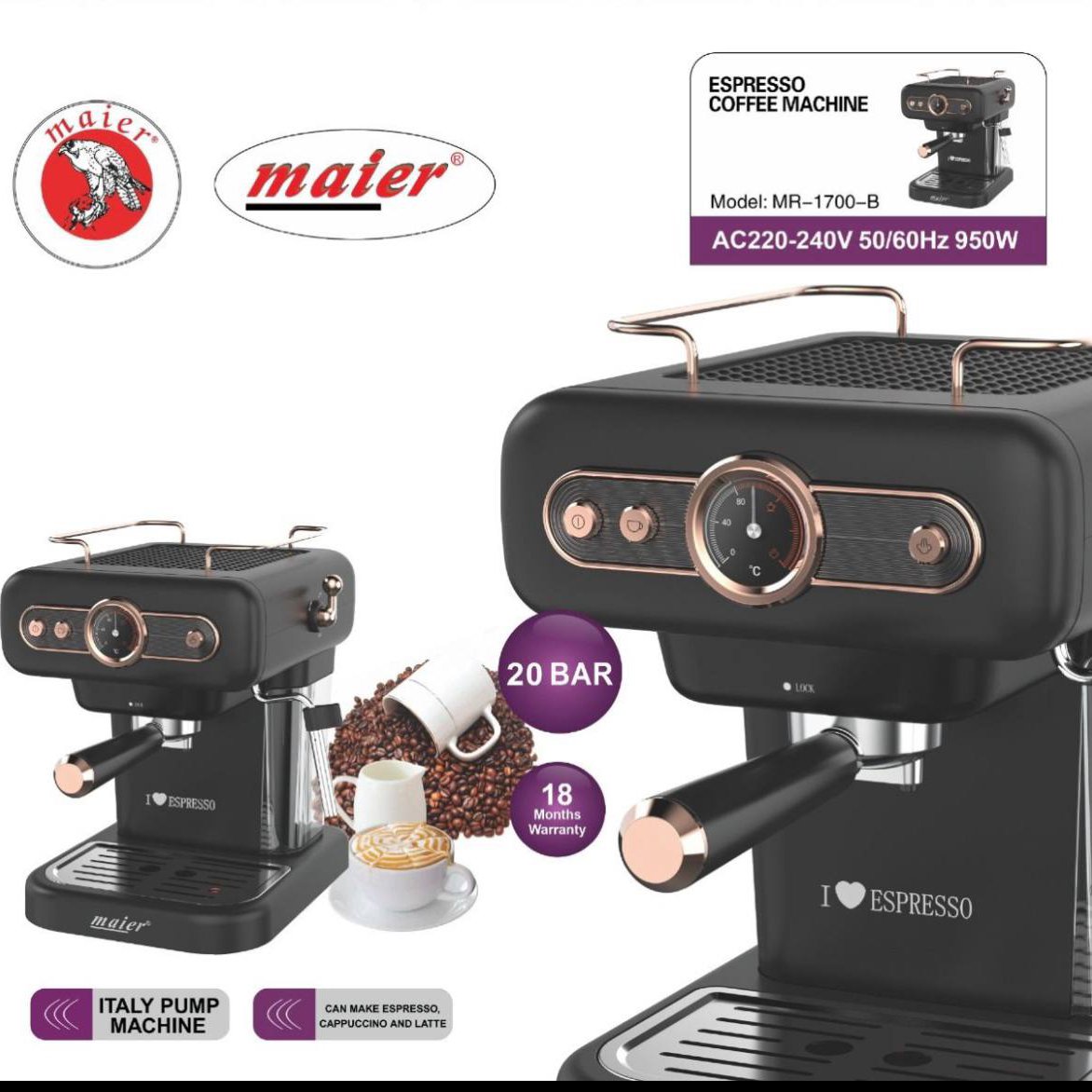 اسپرسوساز 20بار کیفیت عالی مایر مدل MR-1700

