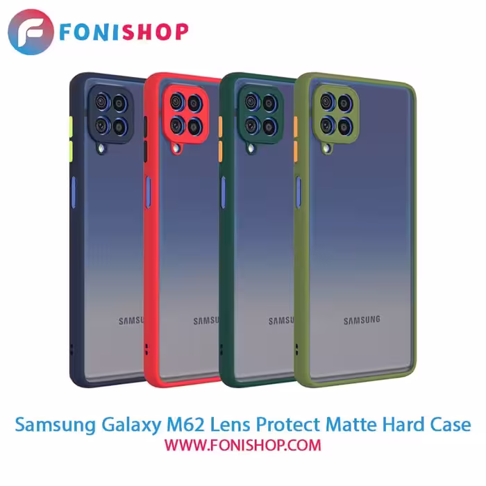 قاب ، کاور پشت مات محافظ لنزدار سامسونگ Samsung Galaxy M62