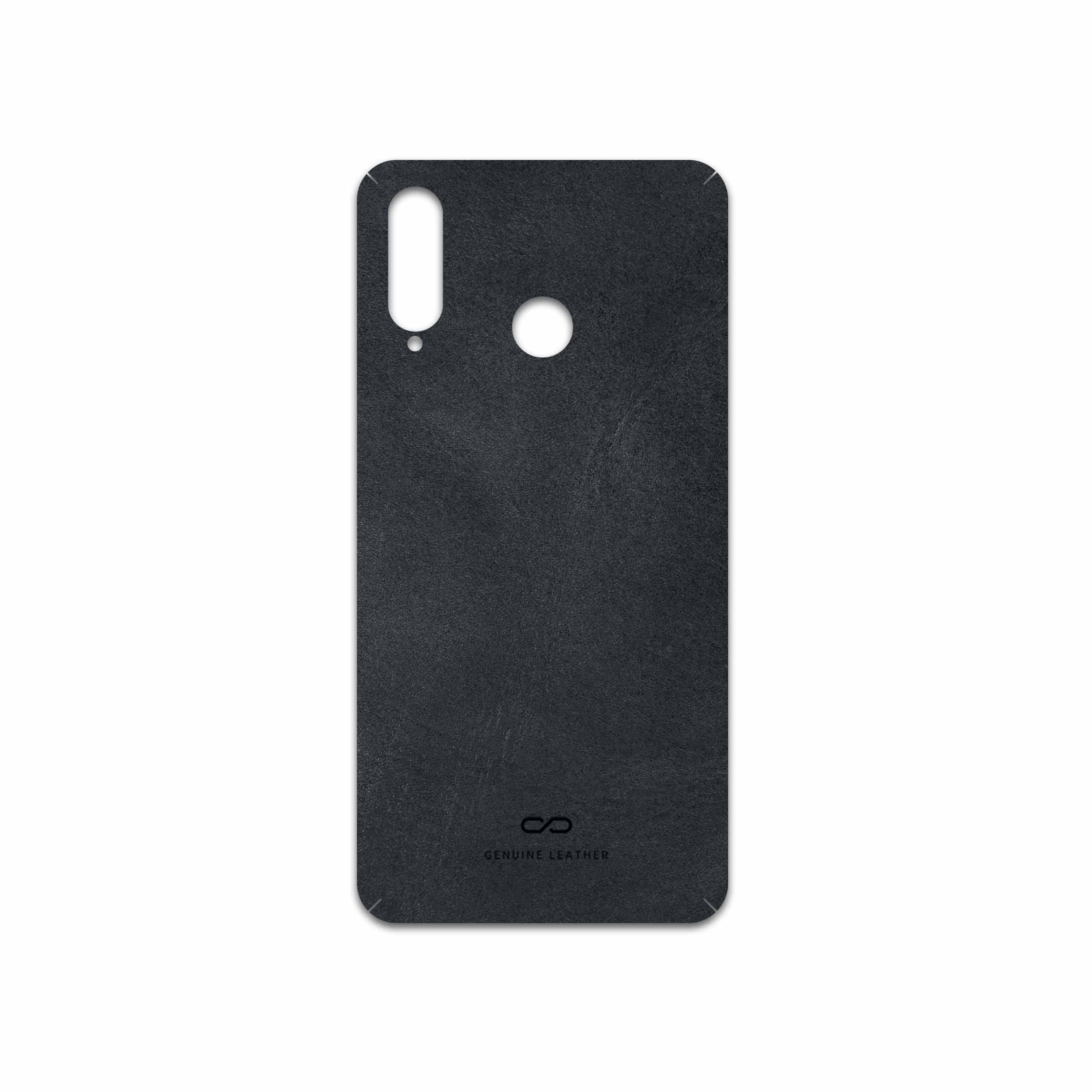 برچسب پوششی ماهوت مدل Graphite-Buffalo-Leather مناسب برای گوشی موبایل هوآوی P30 Lite (48 MP Camera)