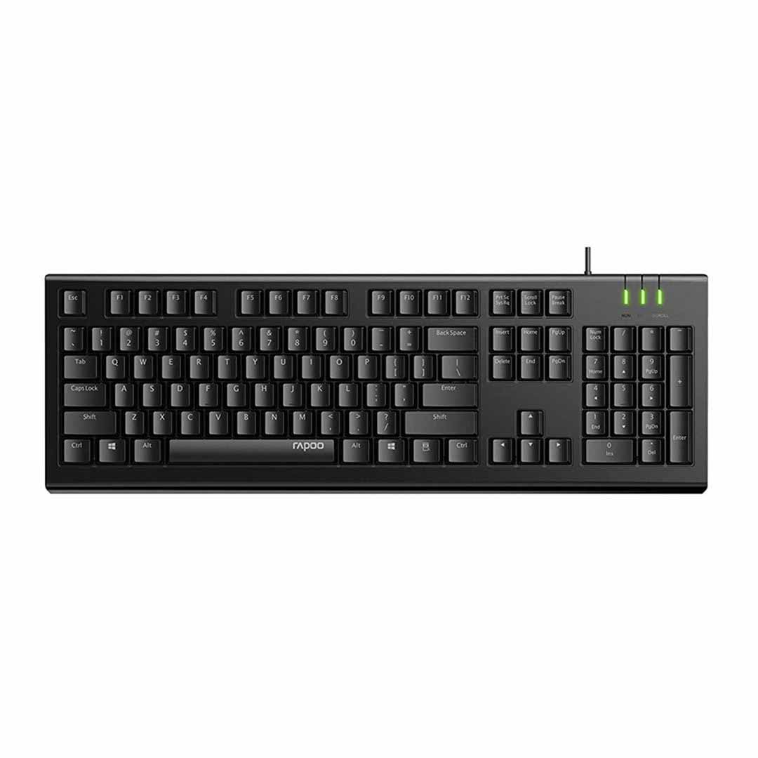 خرید کیبورد رپو مدل NK1800 با حروف فارسی Keyboard Rapoo با بهترین قیمت