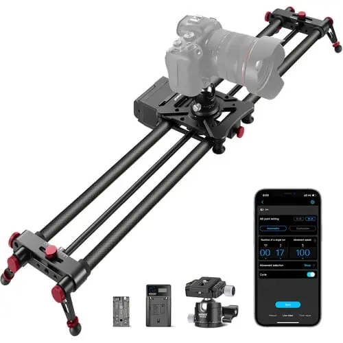 اسلایدر دوربین NEEWER ER1-100cm Motorized Carbon Fiber Camera Slider خرید | قیمت - اگزیف