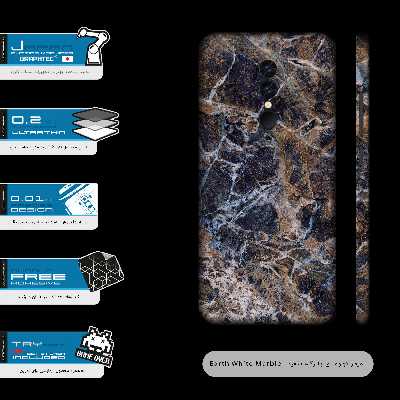 برچسب پوششی ماهوت مدل Earth-White-Marble-FullSkin مناسب برای گوشی موبایل جی ال ایکس Shahin