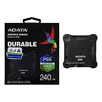 هارد SSD لپ تاپ 240 گیگابایت Adata SD600Q External مشکی-گارانتی آونگ