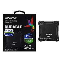 هارد SSD لپ تاپ 240 گیگابایت Adata SD600Q External مشکی-گارانتی آونگ