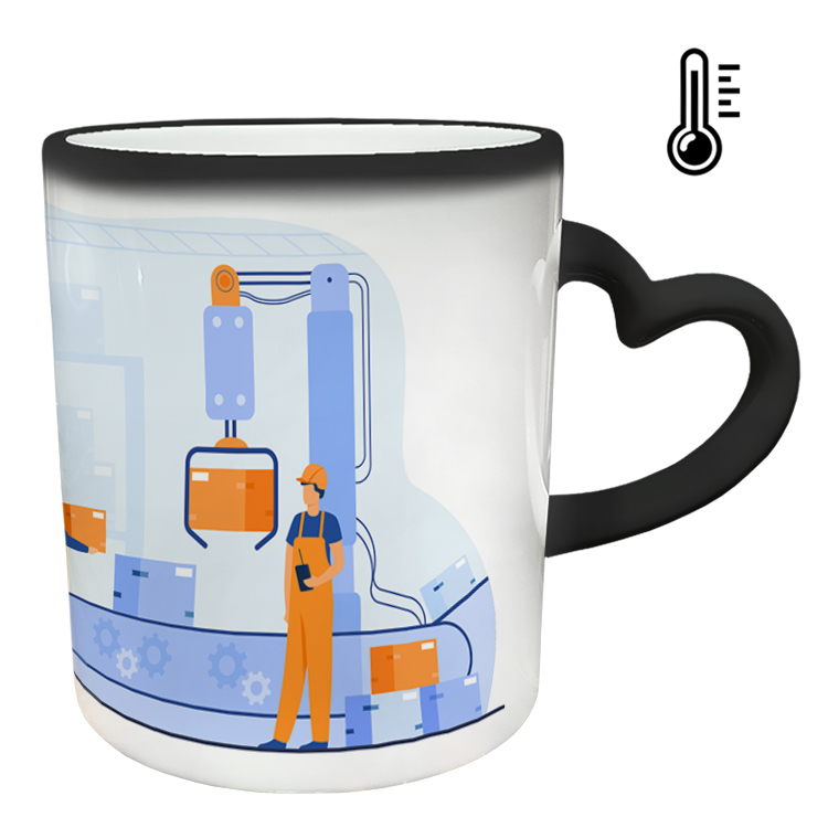 ماگ حرارتی مدل دسته قلبی طرح مهندس کد 69