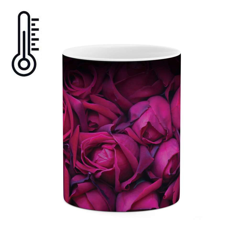 ماگ حرارتی طرح گل مدل mgph01369