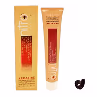 رنگ مو نیترو سری Keratine شماره 5 5 حجم 100 میلی لیتر رنگ قهوه ای طلایی روشن