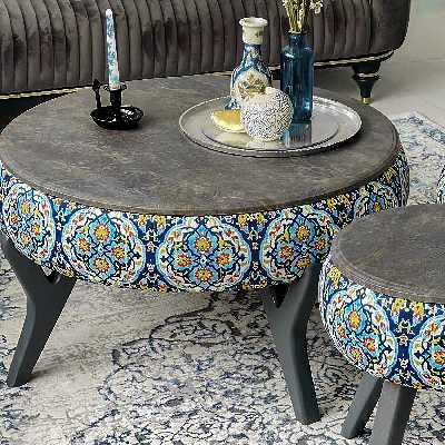 میز پذیرایی مدل AK-22 مجموعه 3 عددی