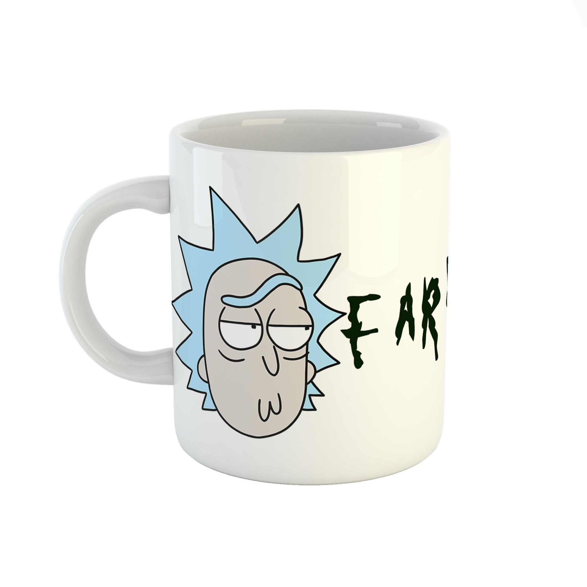 ماگ طرح اسم فرهان مدل rick and morty کد 905