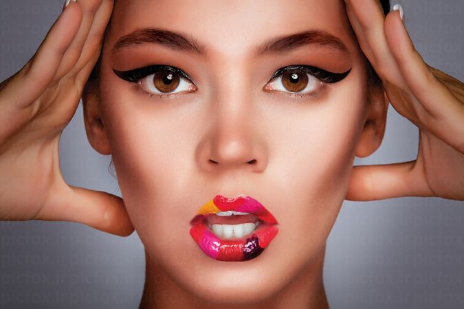 خرید و دانلود عکس Beautiful Girl Close up Portrait کد 6267 | پیک فاکس | Pic Fox