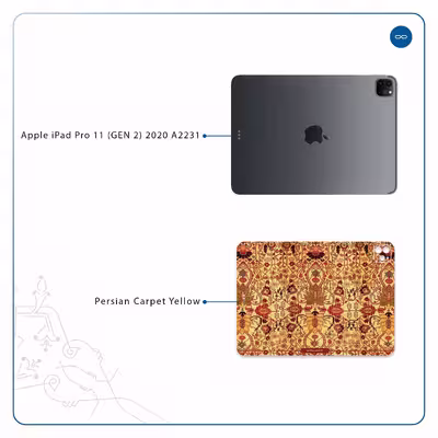 برچسب پوششی ماهوت مدل Iran-Carpet2 مناسب برای تبلت اپل iPad Pro 11 (GEN 2) 2020 A2231