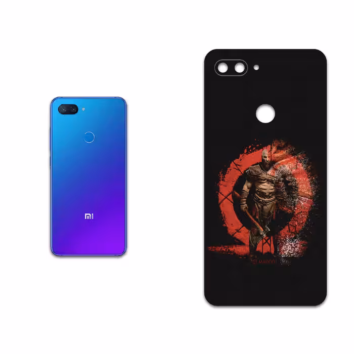 برچسب پوششی ماهوت مدل GOD-OF-WAR-Game مناسب برای گوشی موبایل شیائومی Mi 8 Lite