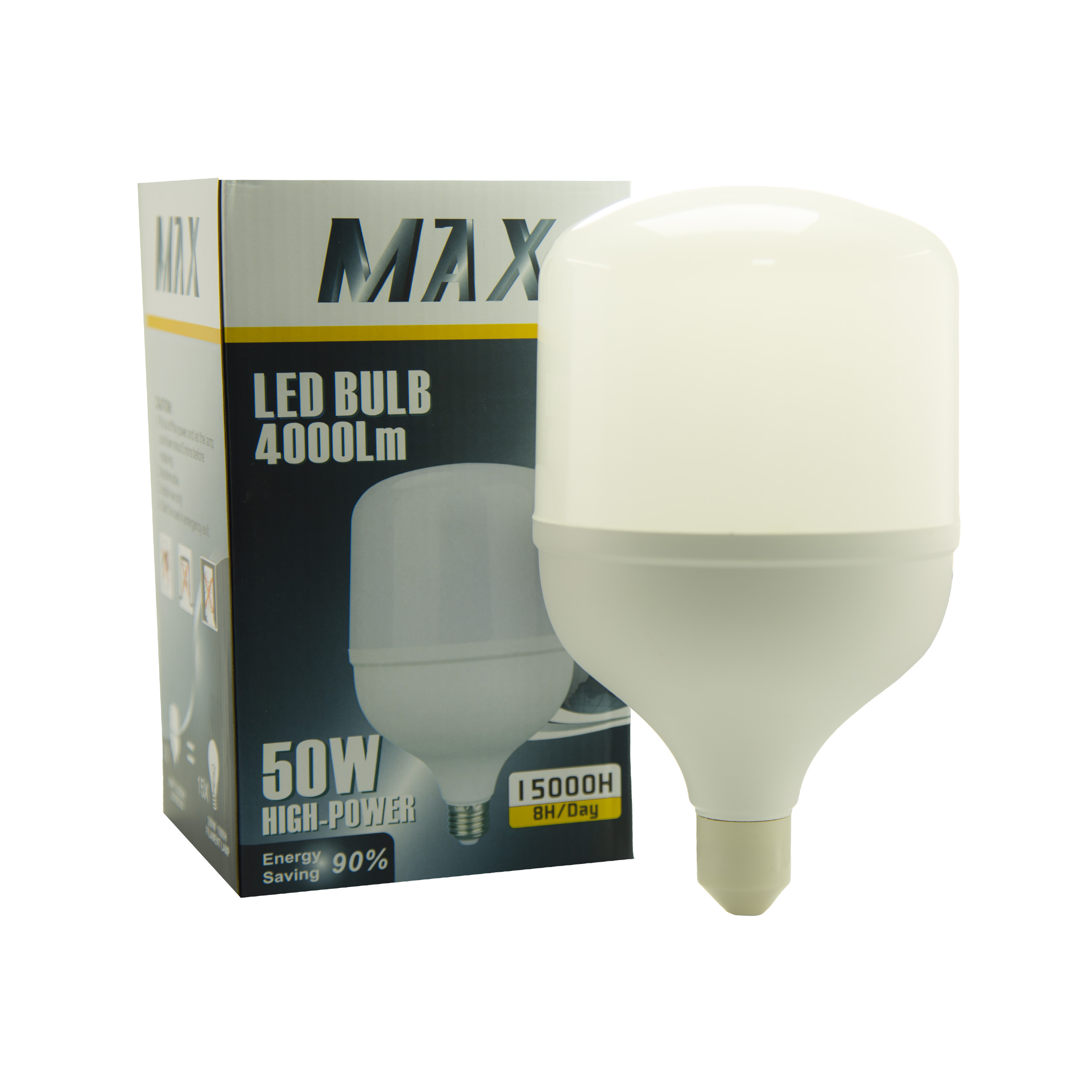 لامپ ال ای دی 50 وات مکس کد 50 پایه E27