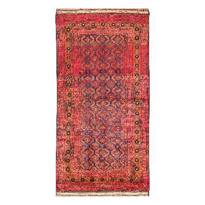 فرش دستبافت دو و نیم متری طرح بلوچ کد 23.1257