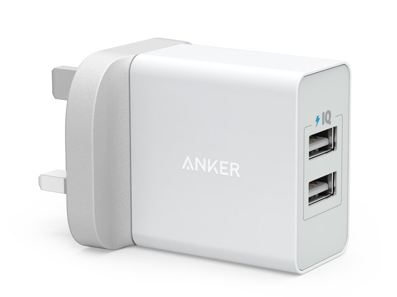 شارژر دیواری فست شارژ انکر مدل A2021 24W 2-Port USB Charger