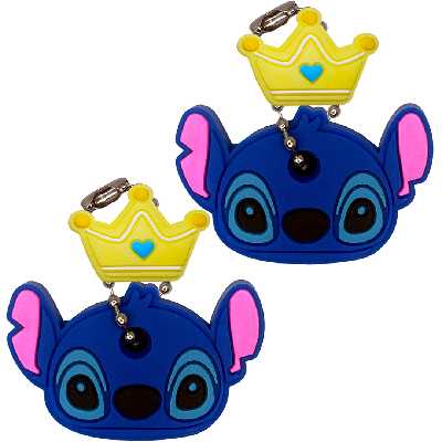 کاور کلید مدل Stitch T04 به همراه آویز مجموعه 2 عددی