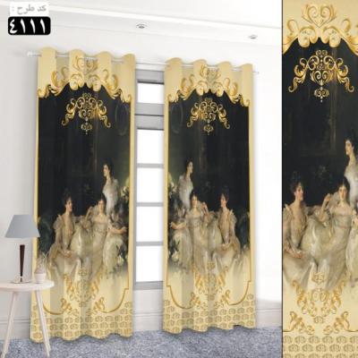 پرده تصویری طرح نقاشی کلاسیک