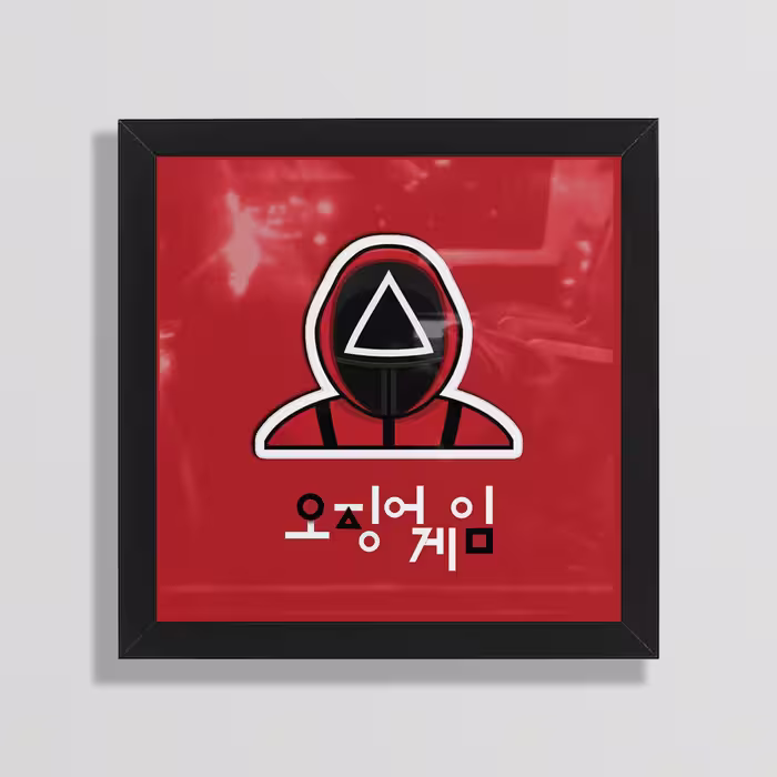 تابلو طرح اسکویید گیم مدل Jm08