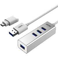 هاب 4 پورت USB 30 یونیتک مدل Y-3082B
